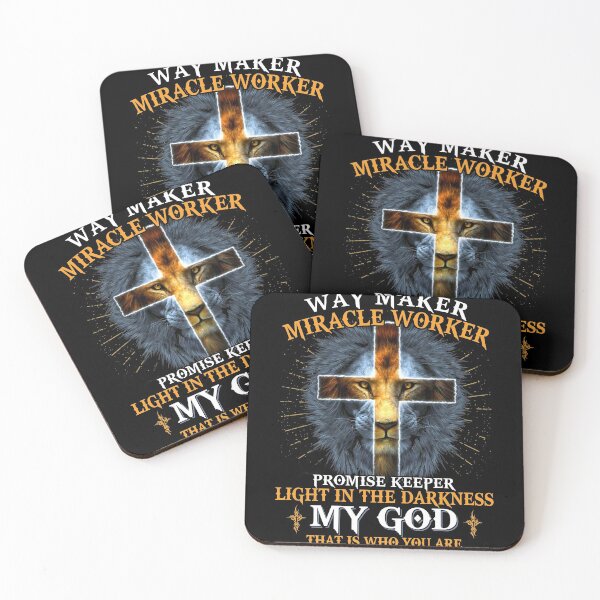 Item preview, Lion Way Maker Miracle Worker Shirt Promise Keeper Shirt designed and sold by CindyGifts.