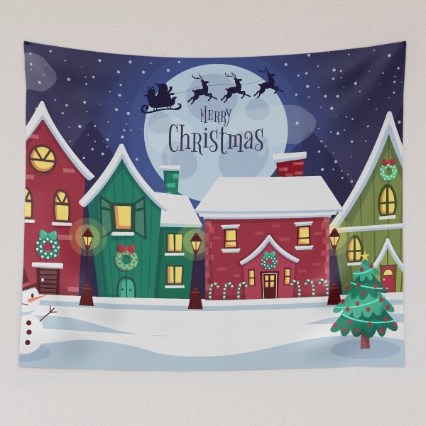 Item preview, Christmas scene town designed and sold by PhelipeCasanova.