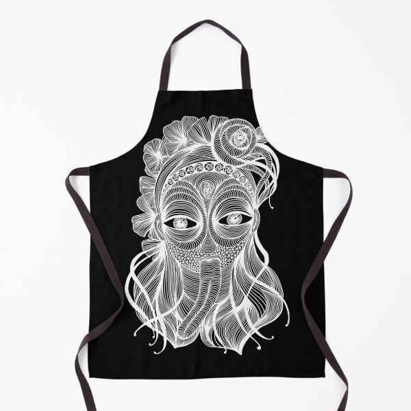 Artikelvorschau, Alien mask Illustration Line Art entworfen und verkauft von line212line.