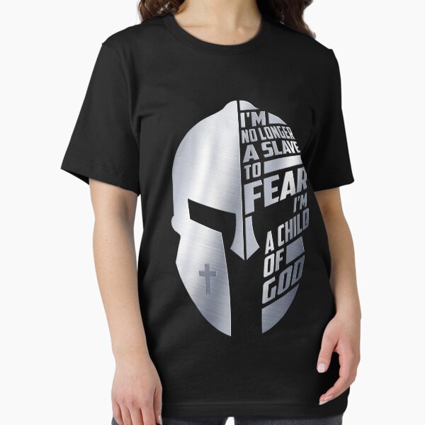 Item preview, I'm No Longer A Slave To Fear I Am A Child Of God Shirt designed and sold by CindyGifts.