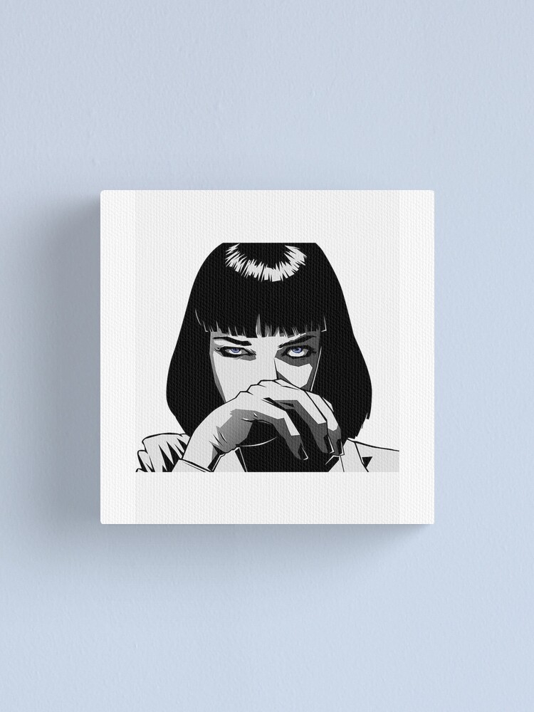 Pulp Fiction Mia Canvas Print By Sicmvndvs Redbubble