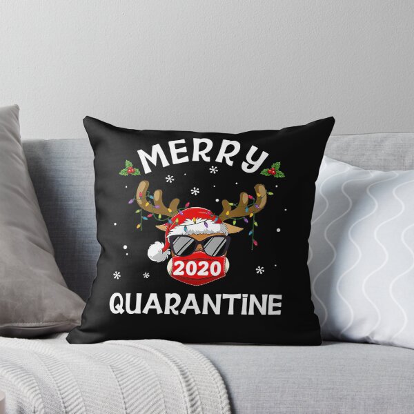 Item preview, Merry Quarantine Christmas 2020 Reindeer Mask Family Pajamas Gift designed and sold by davidruddca.