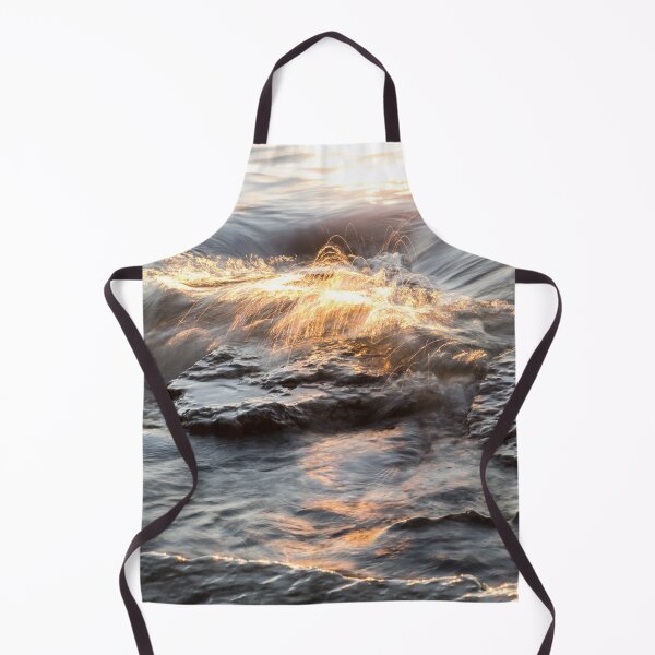 Item preview, Rough and Soft - Smoky Waves and Golden Light Filaments on the Rocks designed and sold by Georgia Mizuleva.