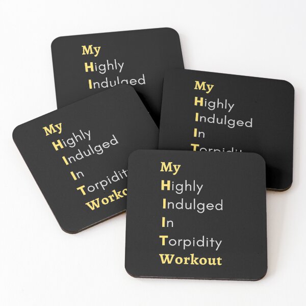 Item preview, Funny My HIIT Workout Text Design designed and sold by CreativTEES !.