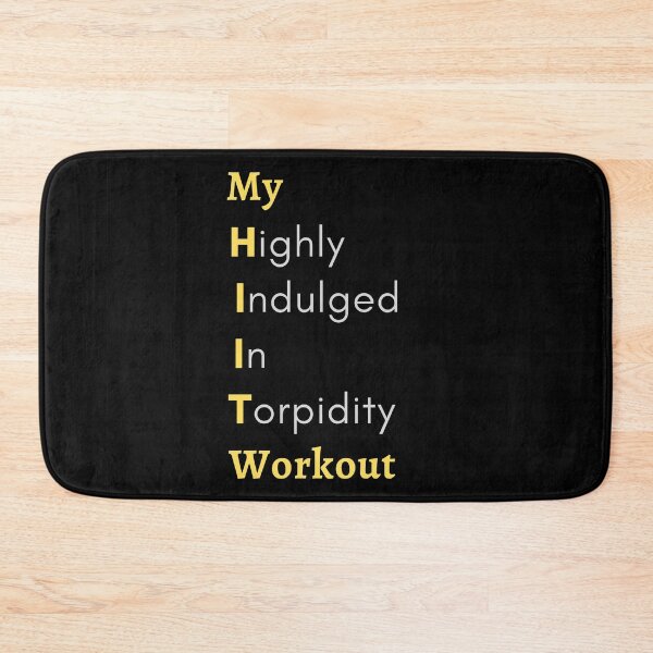 Item preview, Funny My HIIT Workout Text Design designed and sold by CreativTEES !.