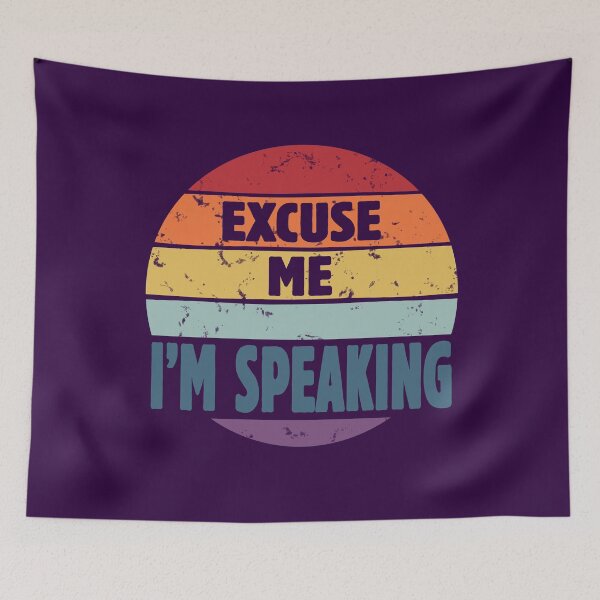 Item preview, Excuse Me I'm Speaking Kamala Harris 2020 Debate Quote Vintage designed and sold by WG-Factory.