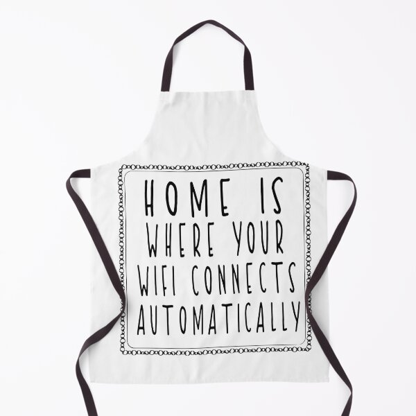 Item preview, Home is where Your Wifi connects automatically : Gift Will Make Your Next White Elephant Party Better Than Ever designed and sold by RM2017.