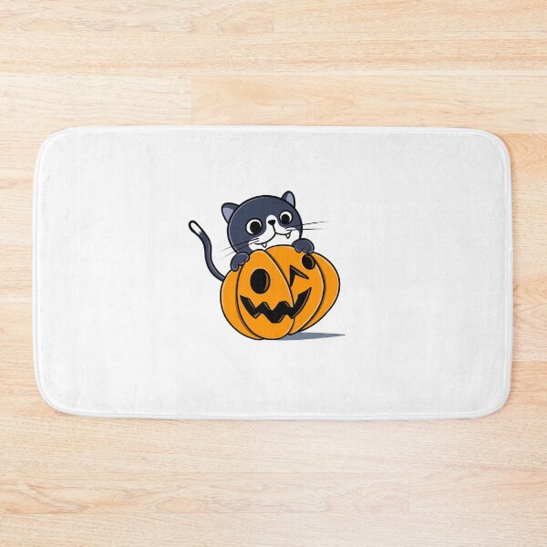 Item preview, Cute helloween kitty with pumpkin, cats  designed and sold by Rasenco.