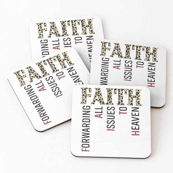 Item preview, Leopard Faith Forwarding All Issues To Heaven T-Shirt designed and sold by CindyGifts.