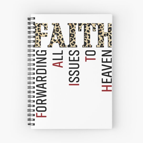 Item preview, Leopard Faith Forwarding All Issues To Heaven T-Shirt designed and sold by CindyGifts.