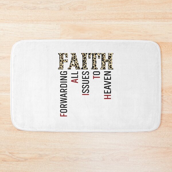 Item preview, Leopard Faith Forwarding All Issues To Heaven T-Shirt designed and sold by CindyGifts.