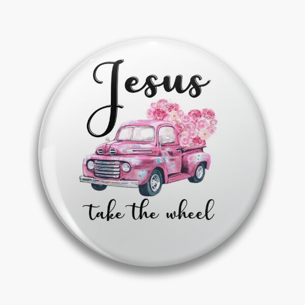 Item preview, Pink Truck Jesus Take The Wheel shirt designed and sold by CindyGifts.