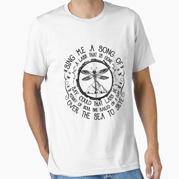 Aperçu de l'œuvre T-shirt Chante-moi une chanson d'une fille qui est partie Libellule créée et vendue par CindyGifts.