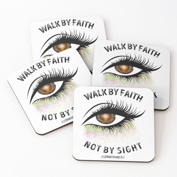 Item preview, Walk By Faith Not By Sight Pretty Eye T-Shirt designed and sold by CindyGifts.