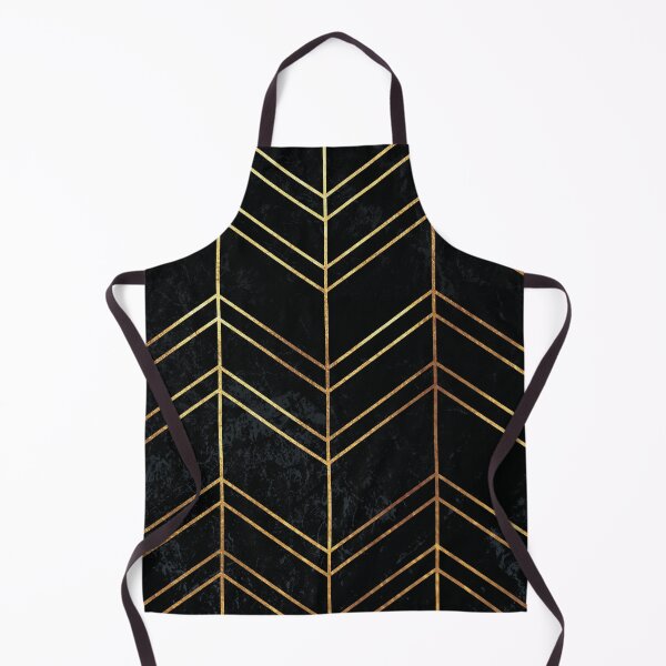Item preview, Luxurious Golden Geometric Lines Black designed and sold by MA DESIGNS.