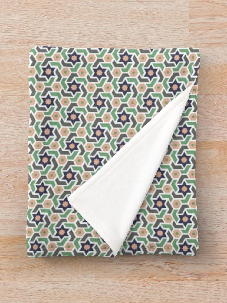 Thumbnail 3 of 6, Throw Blanket, Geometric pattern designed and sold by kamorim.