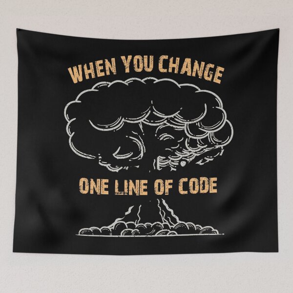 Item preview, Coders: When you Change one line of code designed and sold by clubtee.