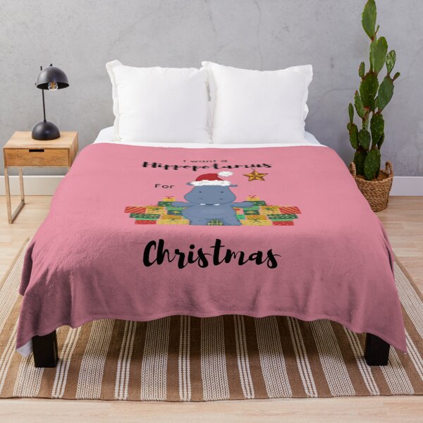 Item preview, I want a Hippopotamus for Christmas designed and sold by Lolas-Creations.