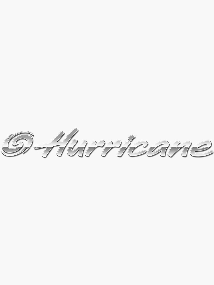 "Hurricane Boats" Sticker for Sale by toughguys369 Redbubble