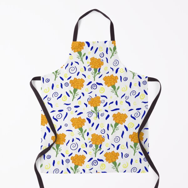 Item preview, Marigold Pattern White designed and sold by DukaDevi.