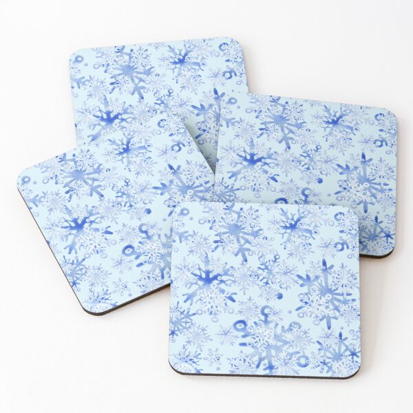 Item preview, Preppy 1980s Winter Seasonal Christmas Blue Snowflake designed and sold by IamTrending.