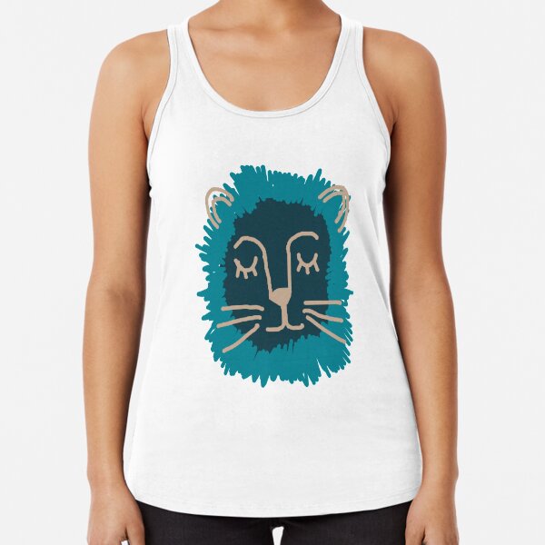 Blue Lion Racerback Tank Top