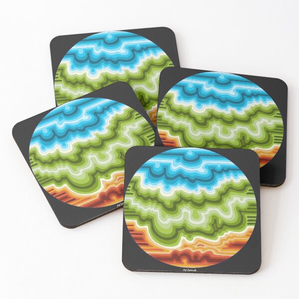 Item preview, Abstract mountain farming. designed and sold by iamAjitDeshmukh.