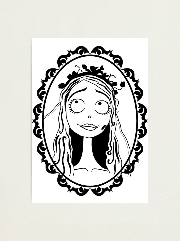 emily-corpse-bride-photographic-print-for-sale-by-pattyjab-redbubble for Free Printable Corpse Bride Pumpkin Stencil Emily - Corpse Bride