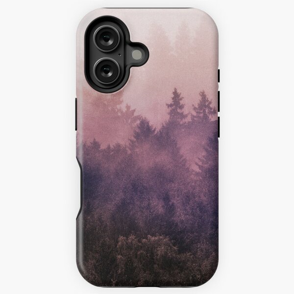 Item preview, The Heart Of My Heart // Vintage Fuchsia Raspberry Fairytale Forest With Cascadia Trees Covered In Magic Fog designed and sold by Tordis Kayma.
