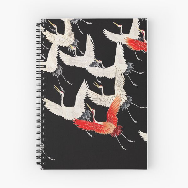Item preview, Furisode with a Myriad of Flying Cranes  designed and sold by quackynaut.