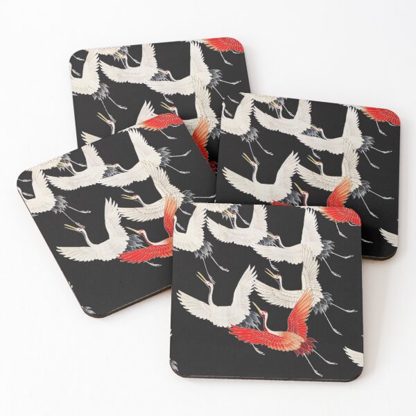 Item preview, Furisode with a Myriad of Flying Cranes  designed and sold by quackynaut.