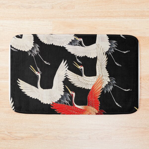Item preview, Furisode with a Myriad of Flying Cranes  designed and sold by quackynaut.