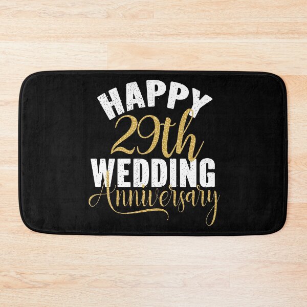 Item preview, Happy 29th Wedding Anniversary Matching Gift For Couples print designed and sold by Grabitees.