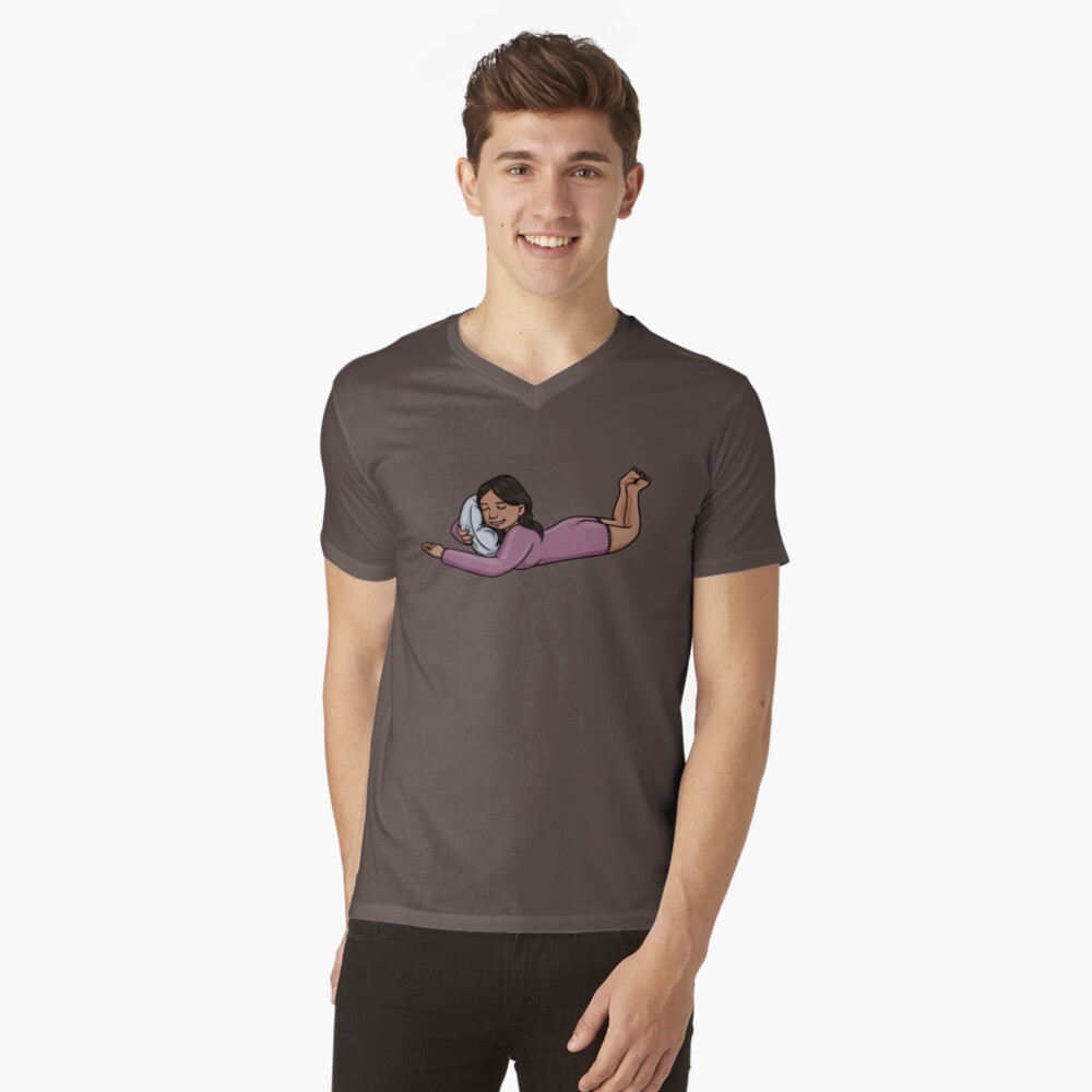 Item preview, V-Neck T-Shirt designed and sold by OwlishArts.