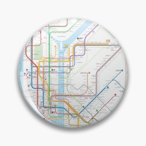 Item preview, New York Metro Map designed and sold by KNBS.