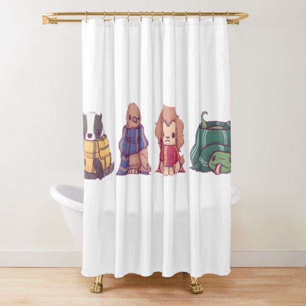 pack of magical animals Shower Curtain