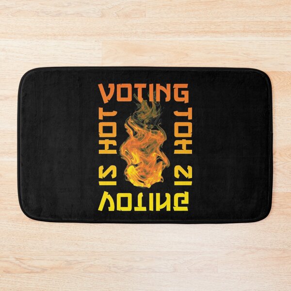Item preview, Voting Is Hot- Funny Gift Voting is hot Flamme Design   designed and sold by King Of Skies.