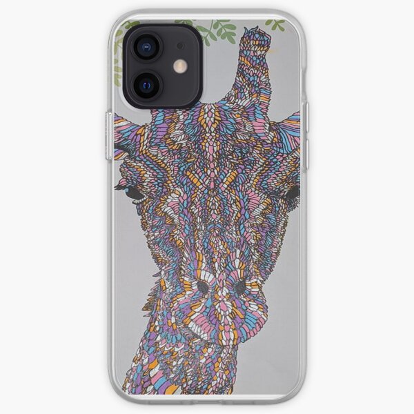 Shabby Chic Giraffe! iPhone Soft Case