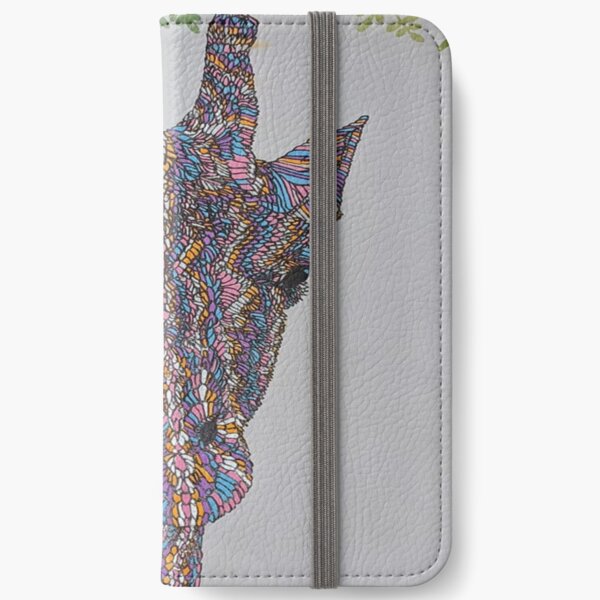 Shabby Chic Giraffe! iPhone Wallet