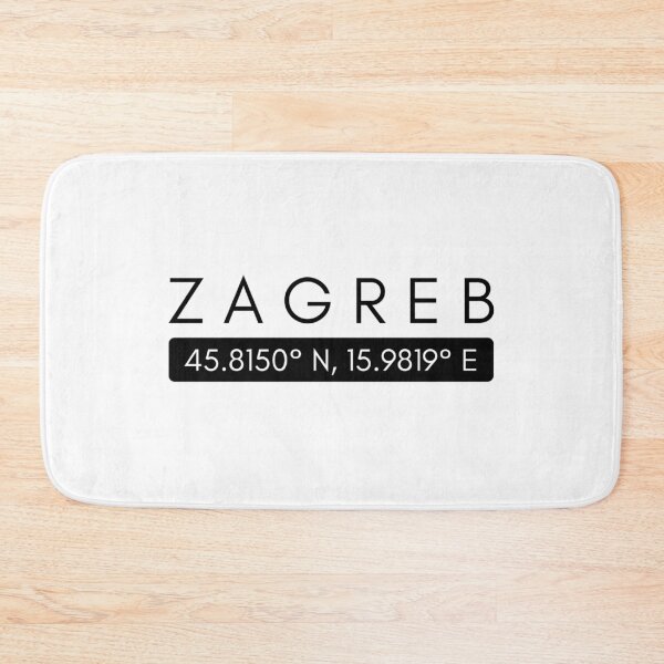Item preview, Zagreb, Croatia Coordinates designed and sold by Jajamon.