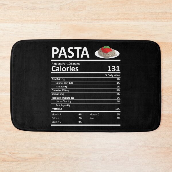 Item preview, Pasta Nutritional Value Funny Festive Holiday designed and sold by fatamyfan1.