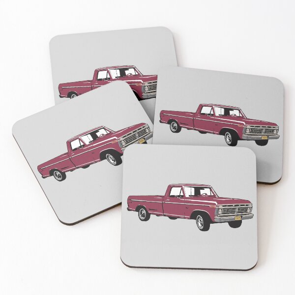 Item preview, 70's Dark Red F Truck designed and sold by CoolRide.