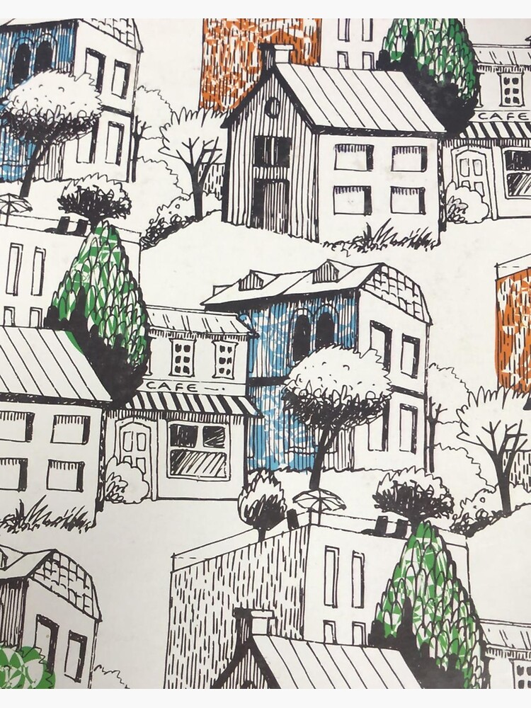 village - Google Search | Village drawing, Village scene drawing, Drawing  scenery