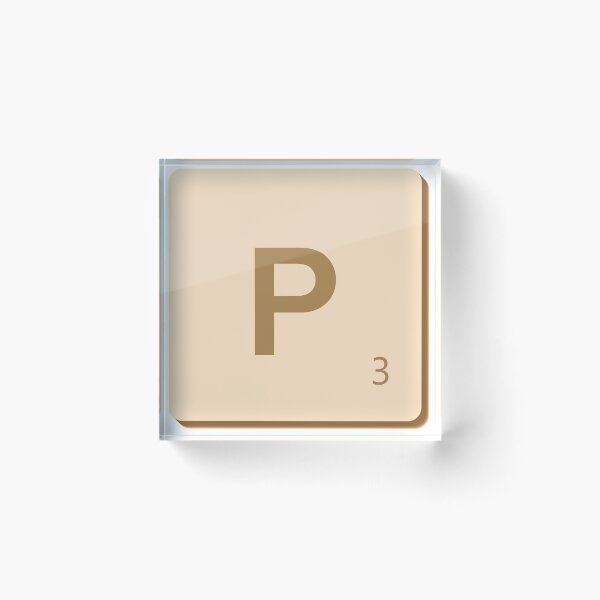 Item preview, Wooden Tile - P designed and sold by imlying.