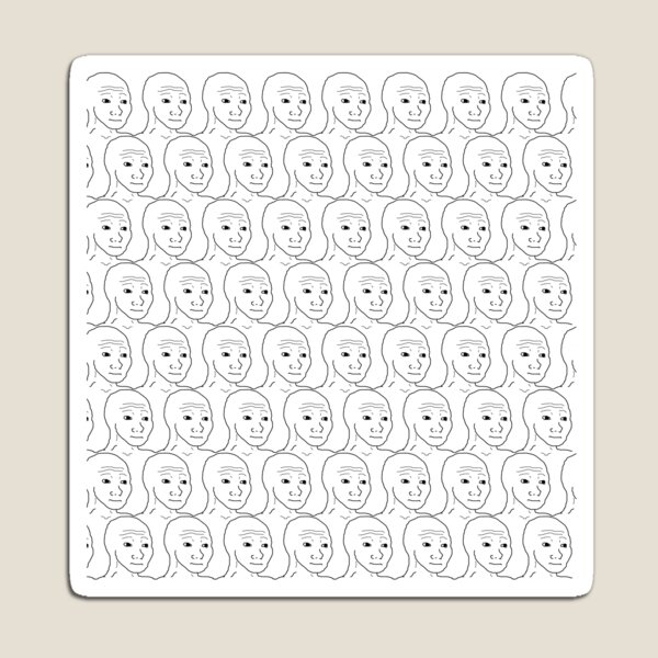 Item preview, Feels Guy Collage designed and sold by Emote Bot.