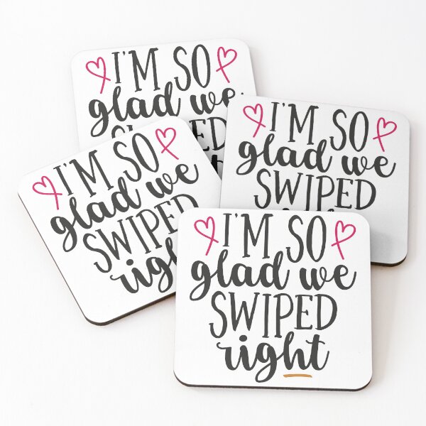 Item preview, I'm So Glad I Swiped Right :Tinder Gift for Boyfriend | Tinder Anniversary Gift | Tinder Gifts |  designed and sold by RM2017.