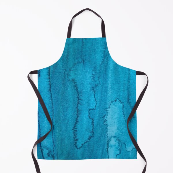 Item preview, Bright Aqua Ocean Splotchy Watercolor designed and sold by medinacreative.