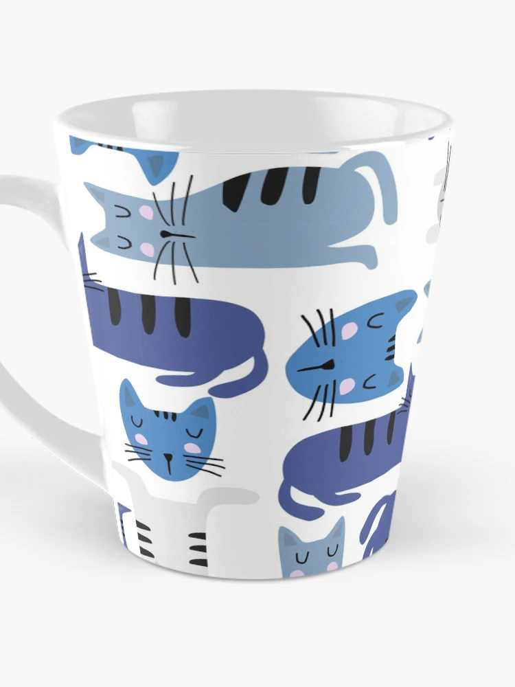 Thumbnail 3 of 4, Coffee Mug, Cute Cat Pattern designed and sold by PatternSquare.