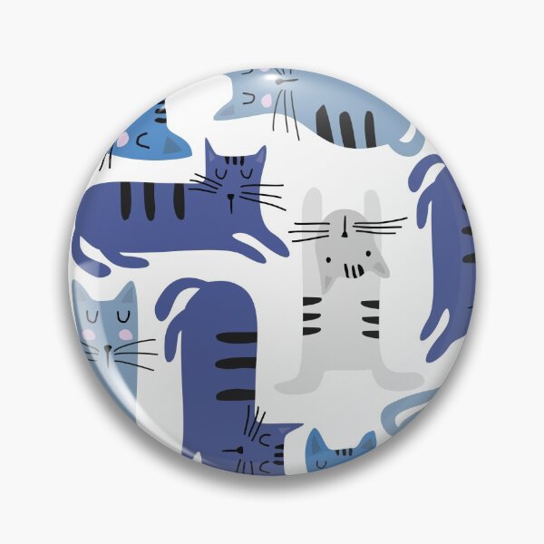 Item preview, Cute Cat Pattern designed and sold by PatternSquare.