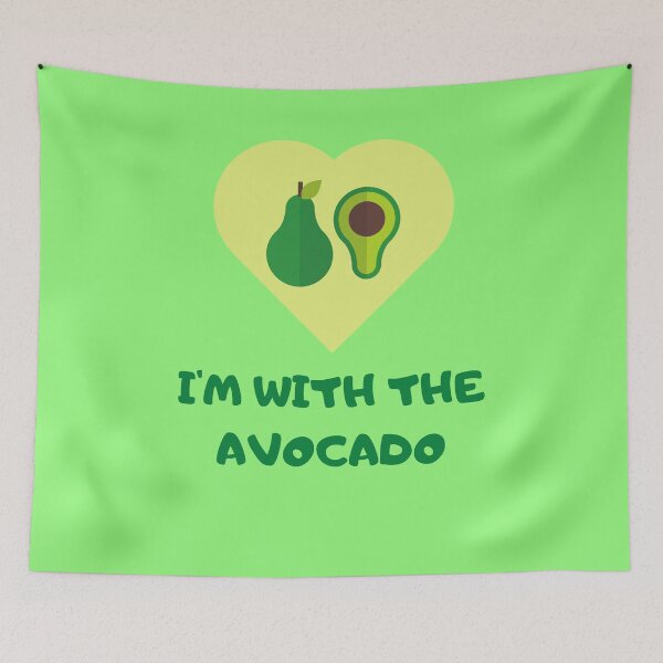 Item preview, I am with the avocado designed and sold by BarvinWayne.